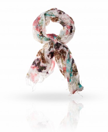 Палантин Женский S-MYSTIC.CAGE/WHITE.PINK